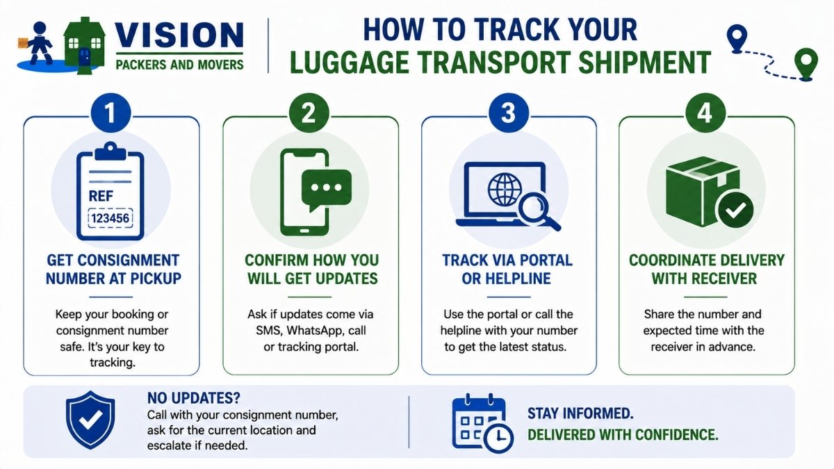 How to Track Your Luggage Transport Shipment